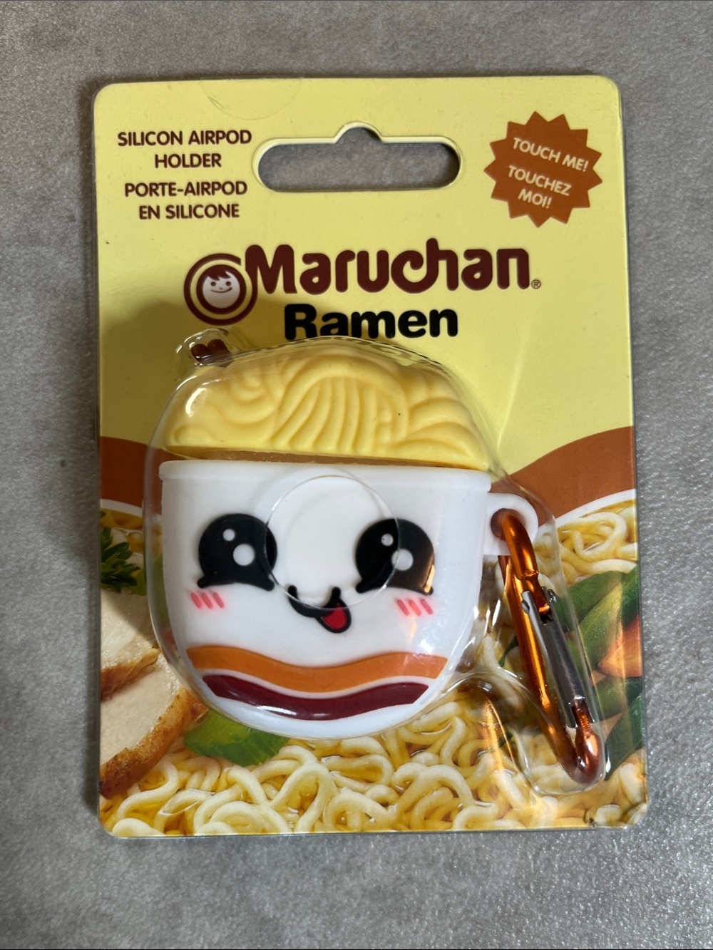 Maruchan Ramen Silicone AirPod Case - Cute Kawaii Cup Design
Gen 1 or 2